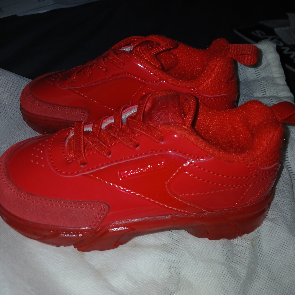 Cardi B Kids Red Sneakers